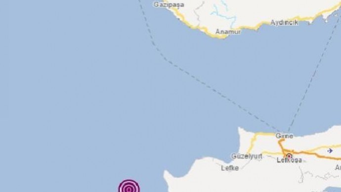 Kıbrıs'ta 5,1 şiddetinde deprem
