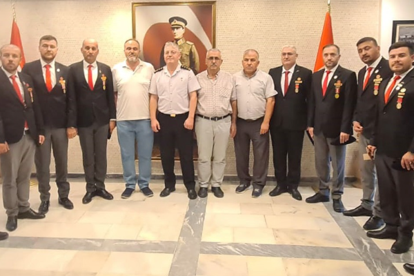Kıdemli Albay Tolga Yağan’a hayırlı olsun ziyareti