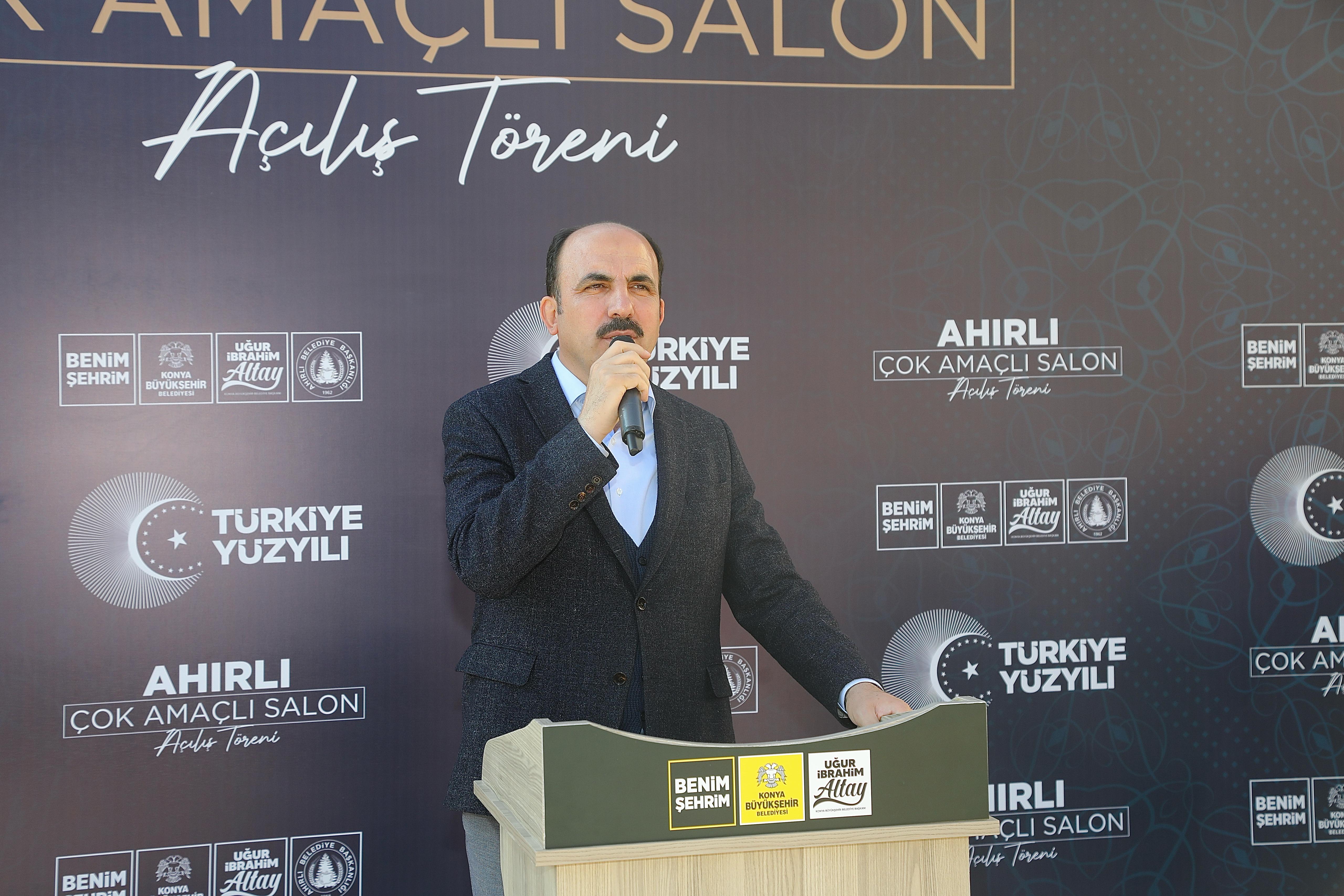 Konya'da Ahırlı Çok Amaçlı Salon’un açılışı yapıldı