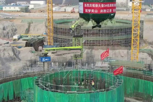 Kor Tutucu Gövde, Xudabao NGS’nin 3’üncü güç ünitesine kuruldu