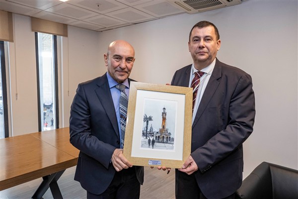 Macaristan İstanbul Başkonsolosu Pinter, Başkan Soyer'i ziyaret etti
