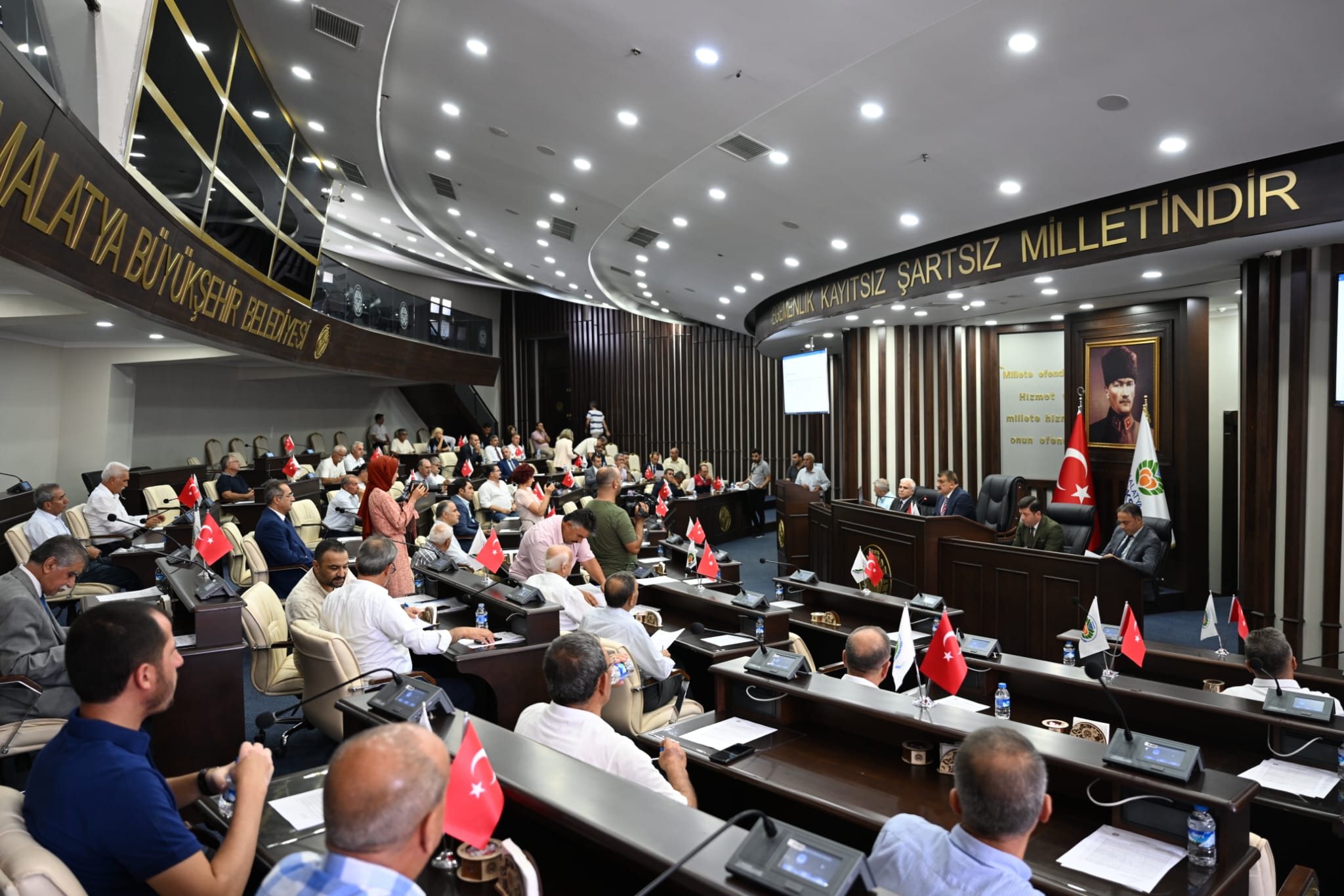 Malatya Büyükşehir Belediye Meclisi ağustos ayı ilk toplantısı yapıldı
