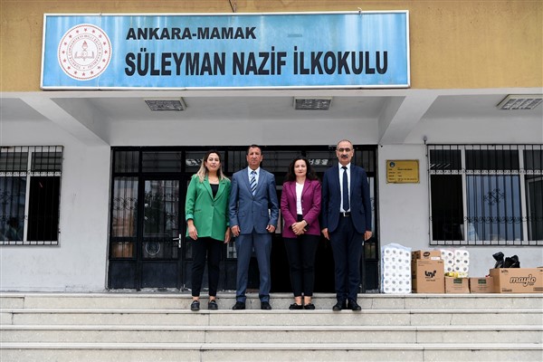 Mamak Belediyesi okullara desteğini sürdürüyor