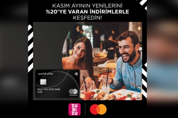 Mastercard sahiplerine ZUBİZU anlaşmalı seçkin restoranlarda indirim fırsatı sürüyor
