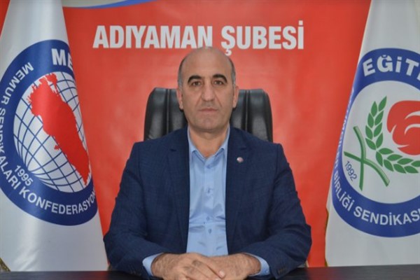 Memur-Sen Adıyaman İl Temsilcisi Deniz: 