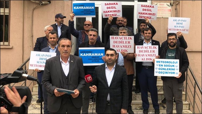 Meteoroloji personeli “Havacılık tazminatı” ödenmesini bekliyor-(VİDEO)