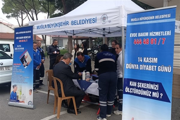 Muğla Büyükşehir Belediyesi, 13 ilçede şeker ölçümü yapıyor