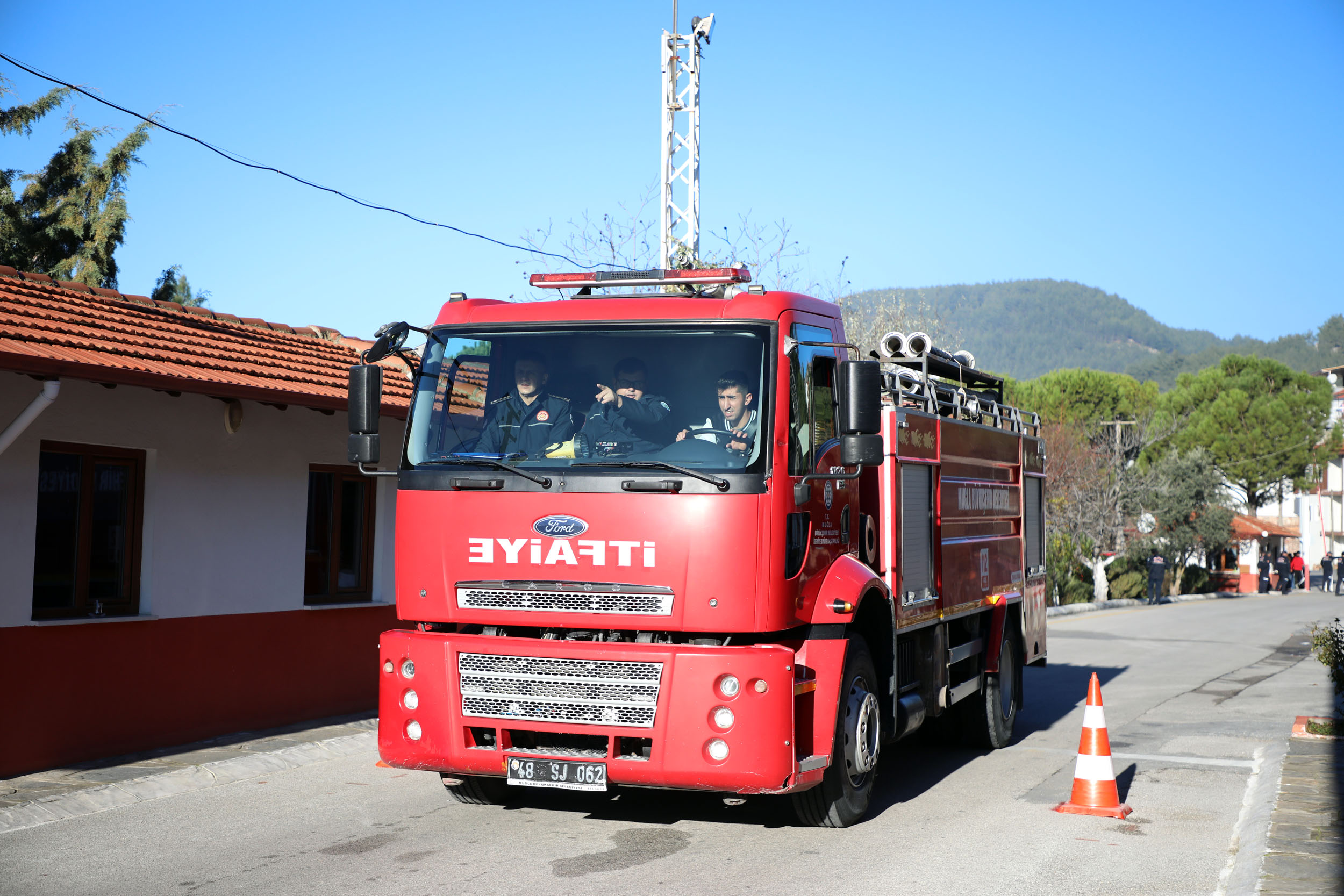 Muğla'da itfaiye memurları adaylarının sınavları başladı