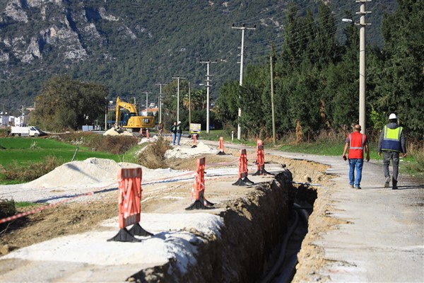 Muğla’da Ören Kanalizasyon Projesi’nin yüzde 30’u tamamlandı