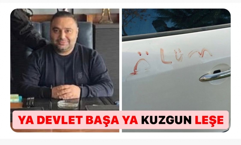 Muğla Dalaman’da Uzman Çavuşun Arabasına “ÖLÜM” yazıldı