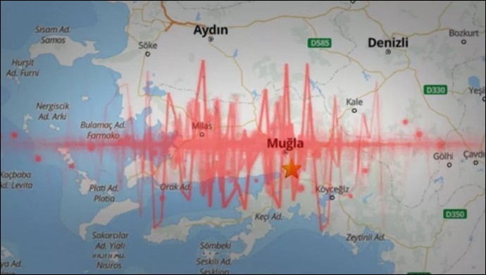 Muğla'da deprem