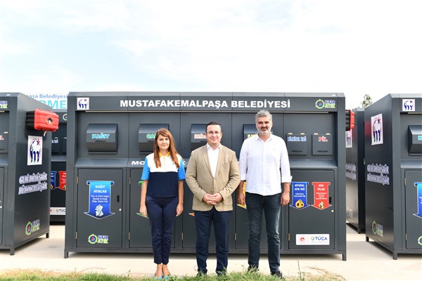 Mustafakemalpaşa’ya mobil atık merkezi kazandırıldı