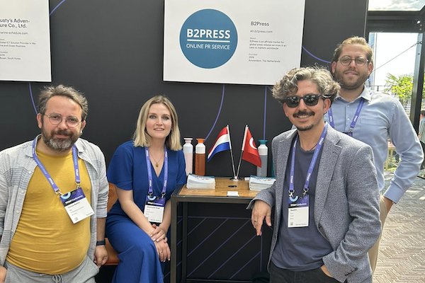 Online PR Servisi B2Press, Hollanda’daki The Next Web 2023’e katıldı