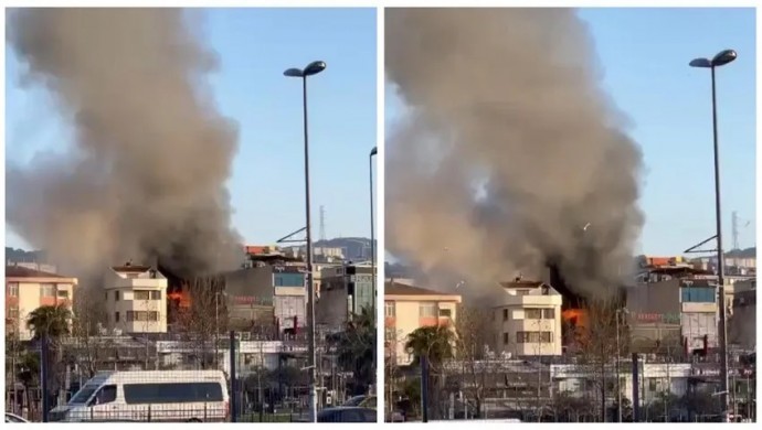 Pendik'te otelde yangın: 2 ölü, 2 yaralı
