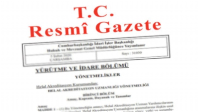 Resmi Gazete başlıkları