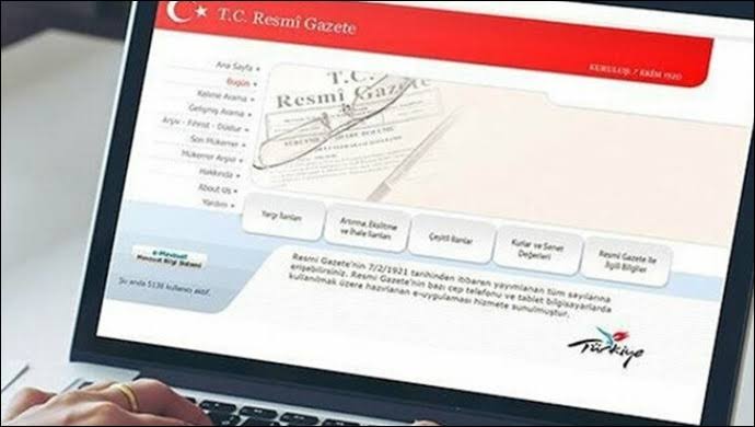 Resmi Gazete başlıkları