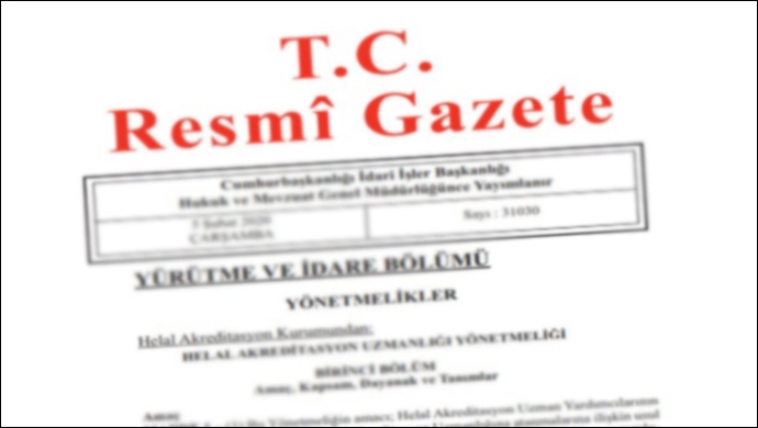 Resmi Gazete başlıkları