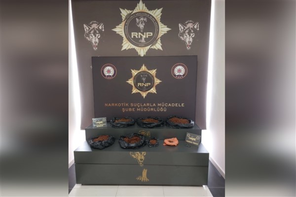 Rize'de 5 kilo 76 gram bonzai ele geçirildi