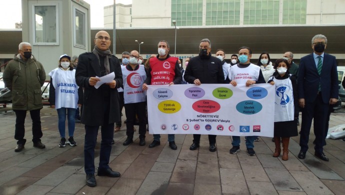 Sağlık emekçileri: Hakkımız olanı istiyoruz