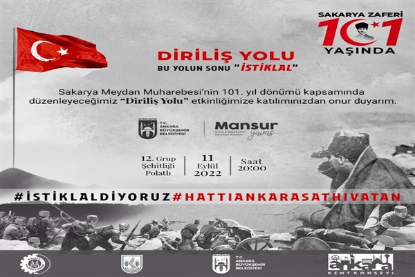 Sakarya Meydan Muharebesi’nin 101. yılında şehitler anılacak