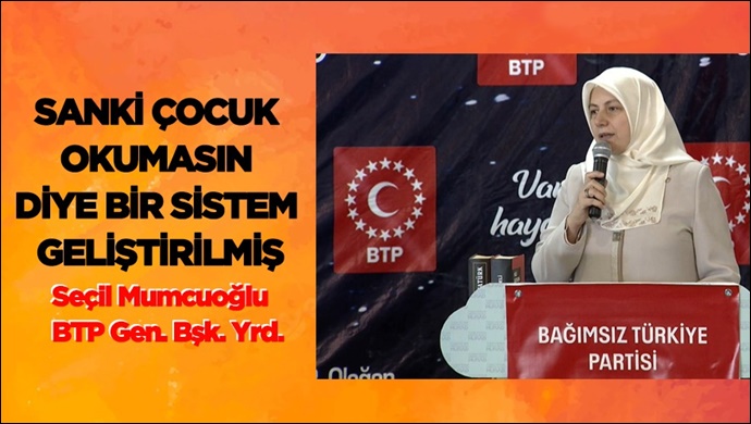Sanki çocuk okumasın diye bir sistem geliştirilmiş-(VİDEO)