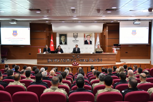 Şanlıurfa'da Seçim Güvenliği Koordinasyon Toplantısı gerçekleştirildi