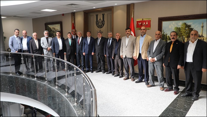 Şanlıurfa Valisi Hasan Şıldak, muhtarlarını kabul etti-(VİDEO)