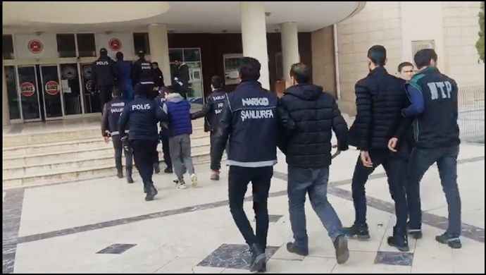 Şanlıurfa ve 6 ilde uyuşturucu operasyonu:66 gözaltı