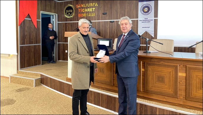 Şanlıurfa ZMO Meslekte 25 yılını dolduran üyelere plaket takdim edildi