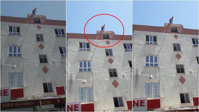 Şanlıurfa'da bir intihar girişimi daha !-(VİDEO)