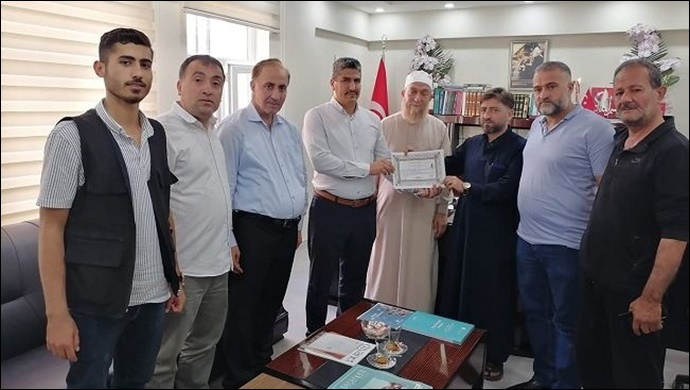 Şanlıurfa'da Hıristiyan Jawıshıan İslam dini ile şereflendi