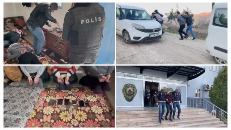 Şanlıurfa'da iletişim yoluyla dolandırıcılık operasyonu: 3 tutuklama