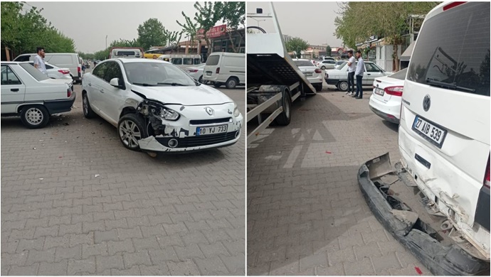 Şanlıurfa'da Kalp krizi geçiren sürücü 3 araca çarptı!