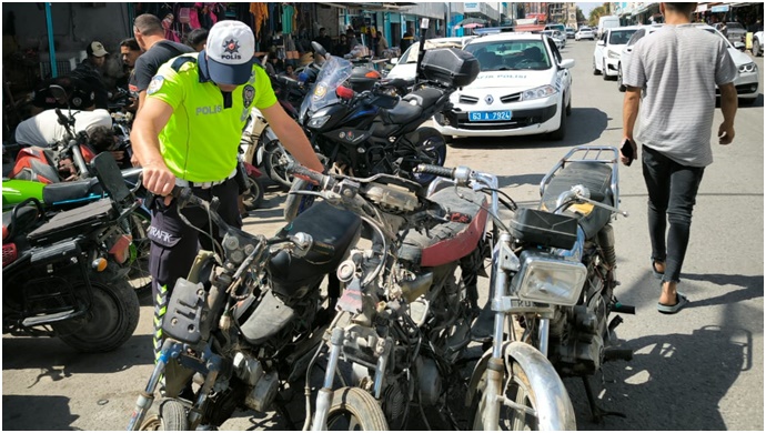 Şanlıurfa’da Motosiklet Denetimleri Devam Ediyor