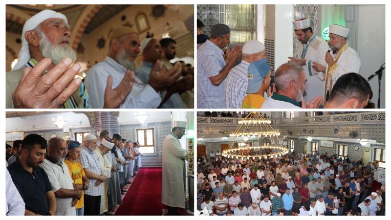 Şanlıurfa'da şehit İsmail Hanniye için gıyabi cenaze namazı kılındı