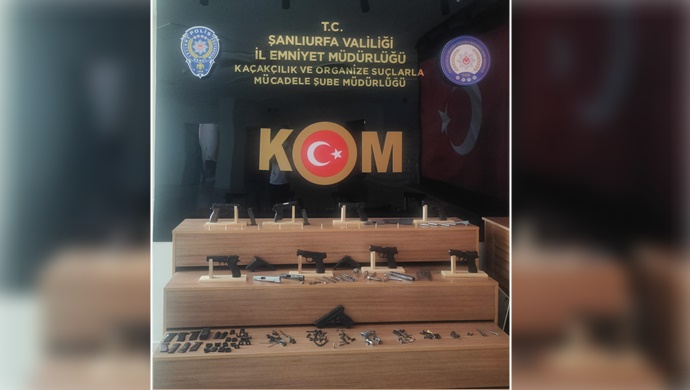 Şanlıurfa'da silah kaçakçılığı operasyonu
