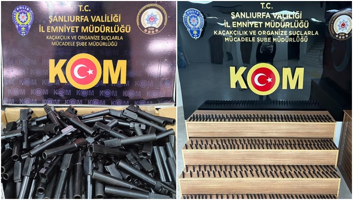 Şanlıurfa’da silah ve mühimmat kaçakçılığı operasyonuna 1 gözaltı
