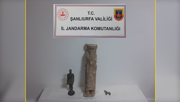 Şanlıurfa'da tarihi eser kaçakçılarına operasyon
