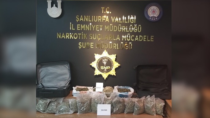 Şanlıurfa'da uyuşturucu operasyonu:3 gözaltı