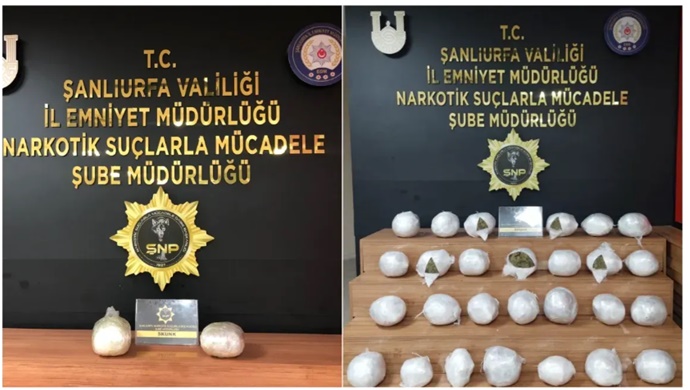 Şanlıurfa’da Uyuşturucu Operasyonu: 4 Şüpheli Gözaltında