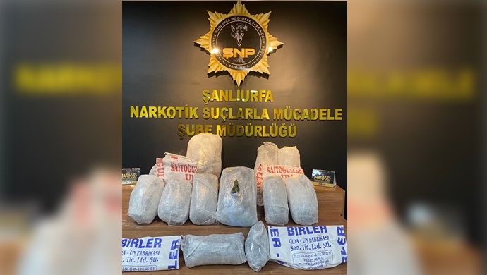 Şanlıurfa'da uyuşturucu operasyonu: 9 tutuklama