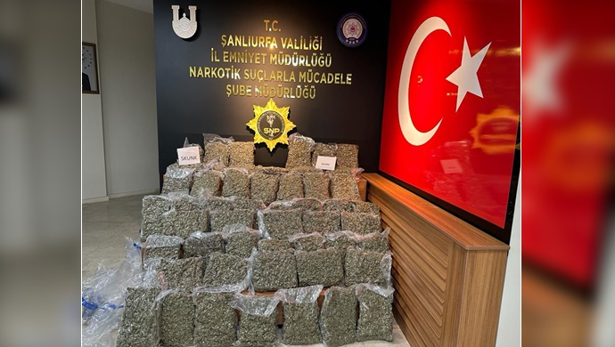 Şanlıurfa’da uyuşturucu operasyonu