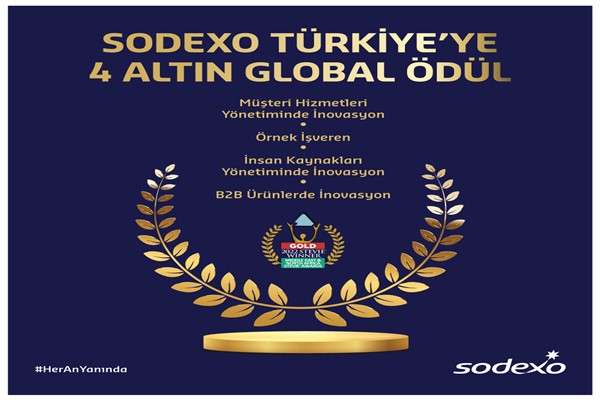 Sodexo dört farklı ödülün sahibi oldu  