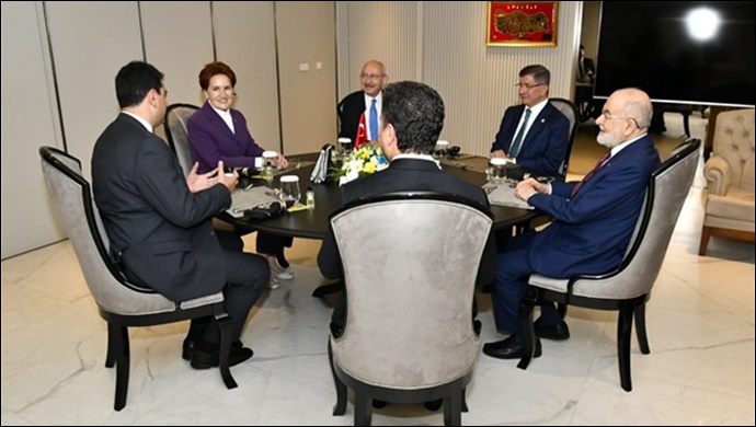 Son Dakika | 6'lı masa Akşener'in ev sahipliğinde bir araya geldi