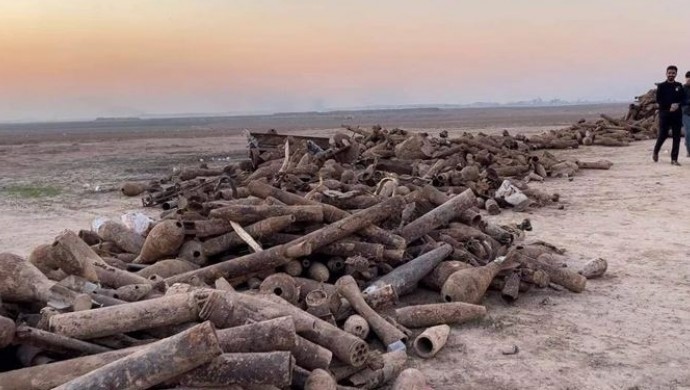 SON DAKİKA | Musul’da DAİŞ’e ait bin 500 mayın imha edildi