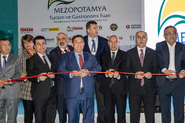 Soyer, 1. Mezopotamya Turizm ve Gastronomi Fuarı'na katıldı