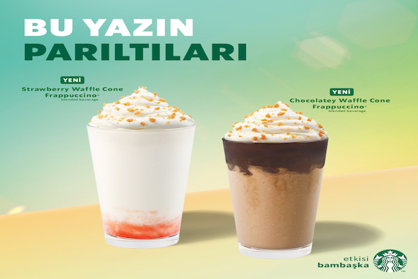 Starbucks Frappuccino ailesinin yeni üyesi: Waffle Cone Frappuccino