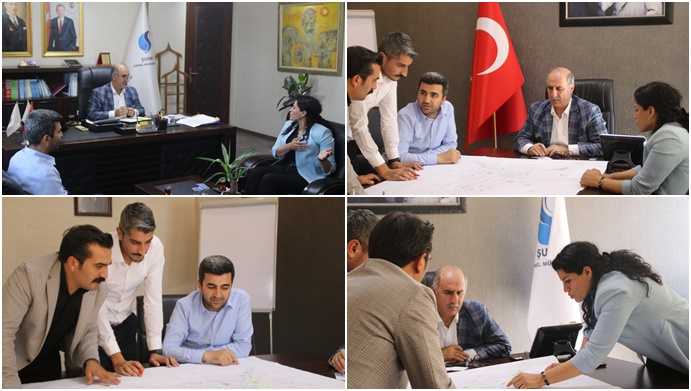 Suruç Belediyesi Eş Başkanları ŞUSKİ Genel Müdürü ile Görüştü