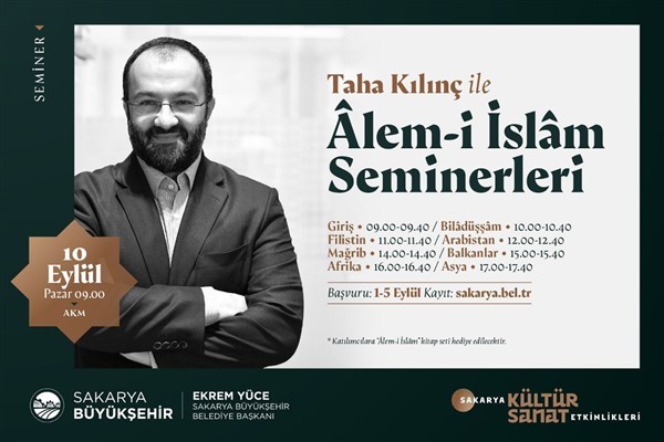 Taha Kılınç ile Alem-i İslam seminerleri başlıyor