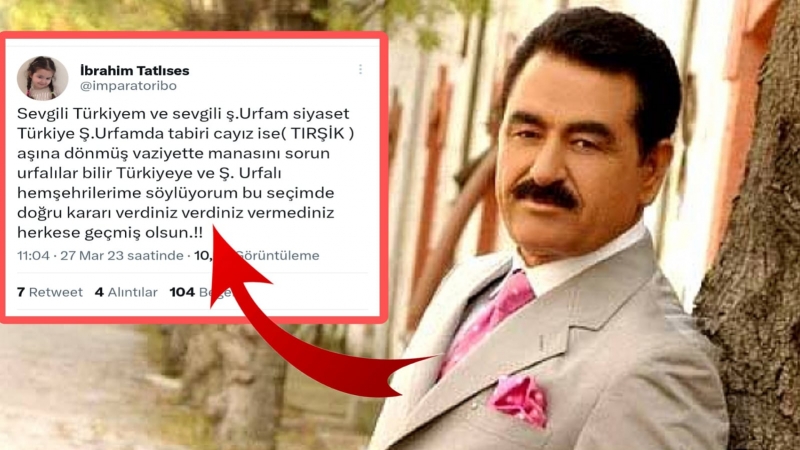 Tatlıses'ten Urfalılar'a 'TIRŞIKLI' seçim mesajı!